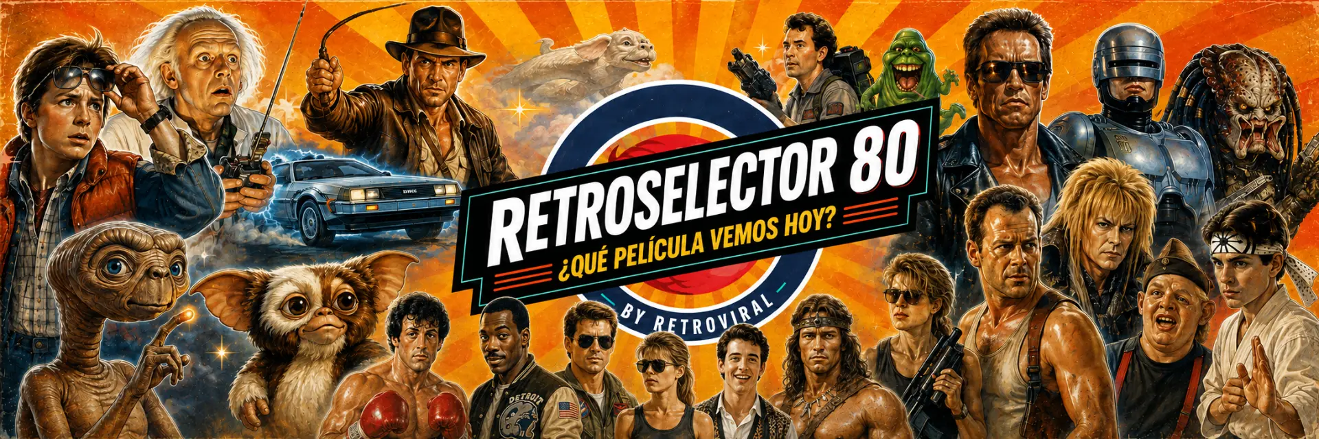 RetroSelector 80 by Retroviral — ¿Qué película vemos hoy?